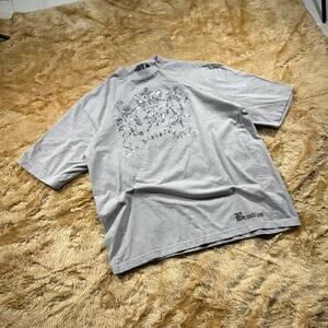 Grey baggy Brooklyn Xpress Jesse Pinkman T-Shirt Size XL Retro Streetwear 24x30